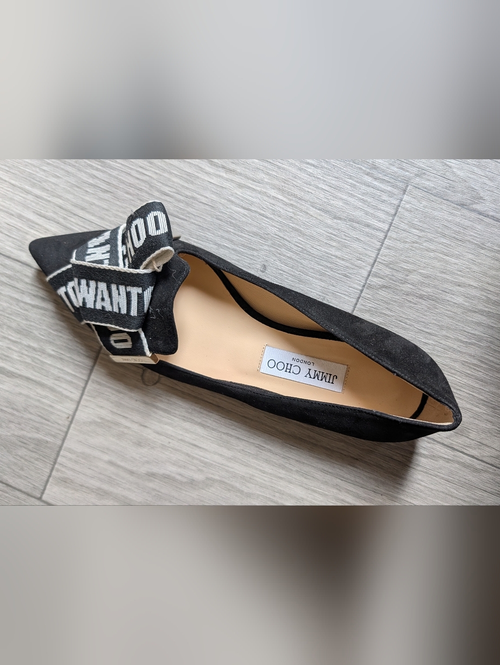 JIMMY CHOO Ballet Flat 🖤🖤